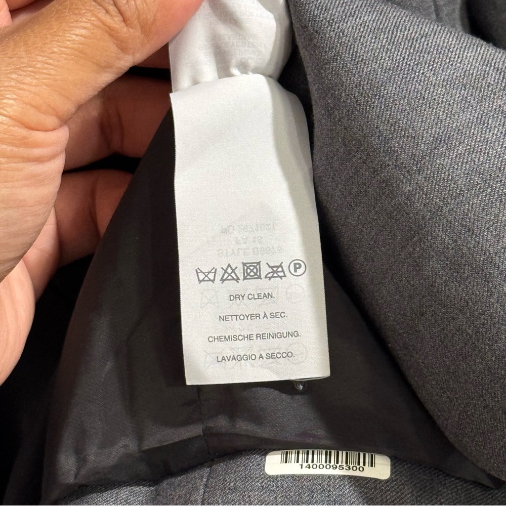 J. CREW Women’s 4 Gray Super 120’s Wool Single Button Campbell Blazer Career - Picture 6 of 8